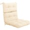 Tufted Outdoor Patio Chair Seating Pad with 4 Attached String Ties
